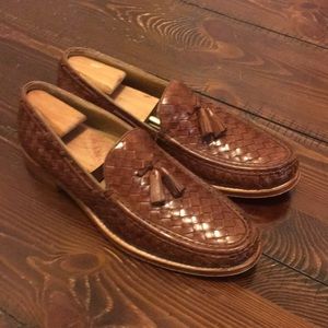 Cole Haan braided loafer with tassels size 11D